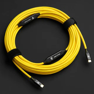 CABLE COBRA TETHER 10 MTS USB-C A USB-C YELLOW