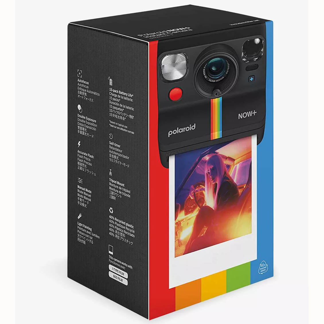CAMARA POLAROID NOW+ GENERATION 2 (BLACK) KIT DE FILTROS