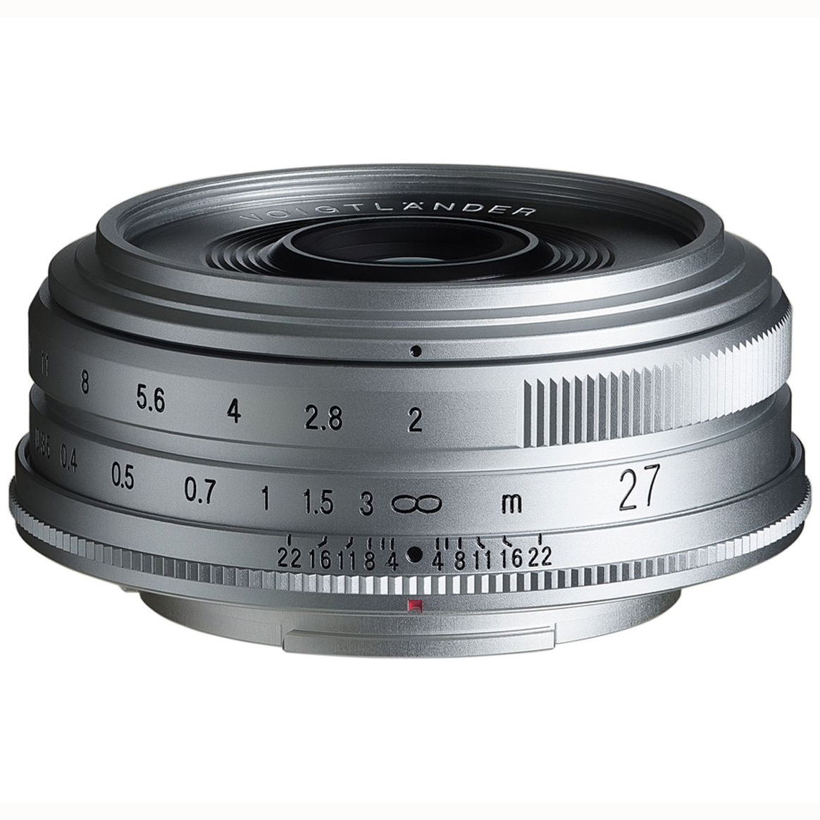 OBJETIVO VOIGTLANDER 27/2.0 ULTRON X-MOUNT (SILVER)