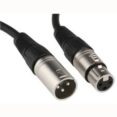 CABLE MICROFONO XLR MACHO A XLR HEMBRA DE 5 METROS