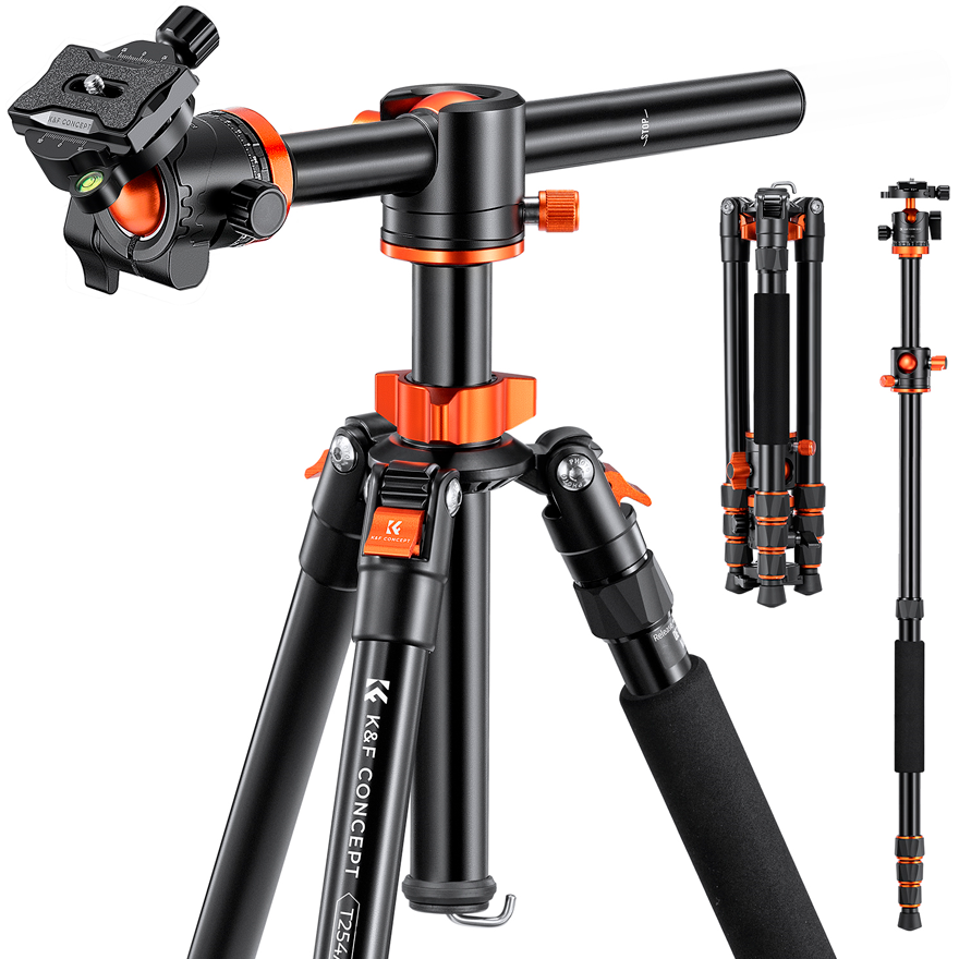 TRIPODE K&F CONCEPT KT254A ALUMINIO + BH-28L  (KF09.090V1)