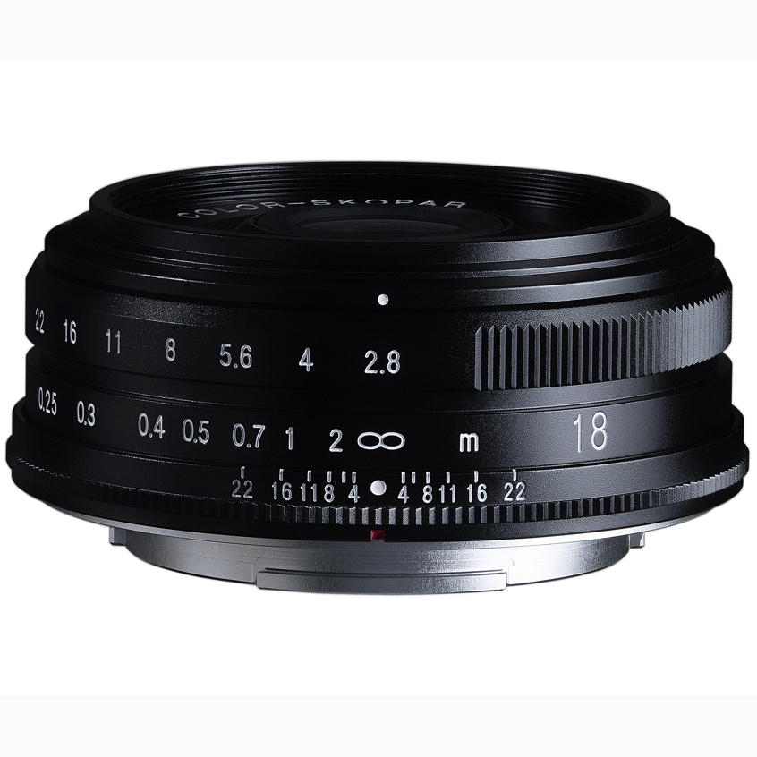 OBJETIVO VOIGTLANDER 18/2.8 COLOR SKOPAR X-MOUNT (NEGRO)