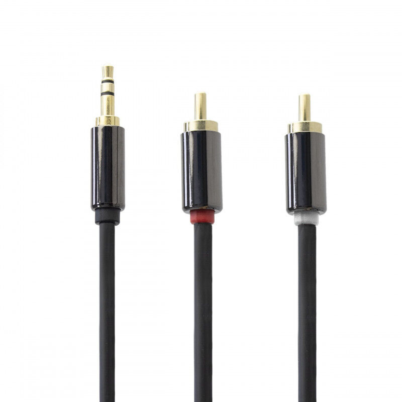 CABLE MINIJACK 3.5 A 2XRCA APANTALLADO 2 MTS
