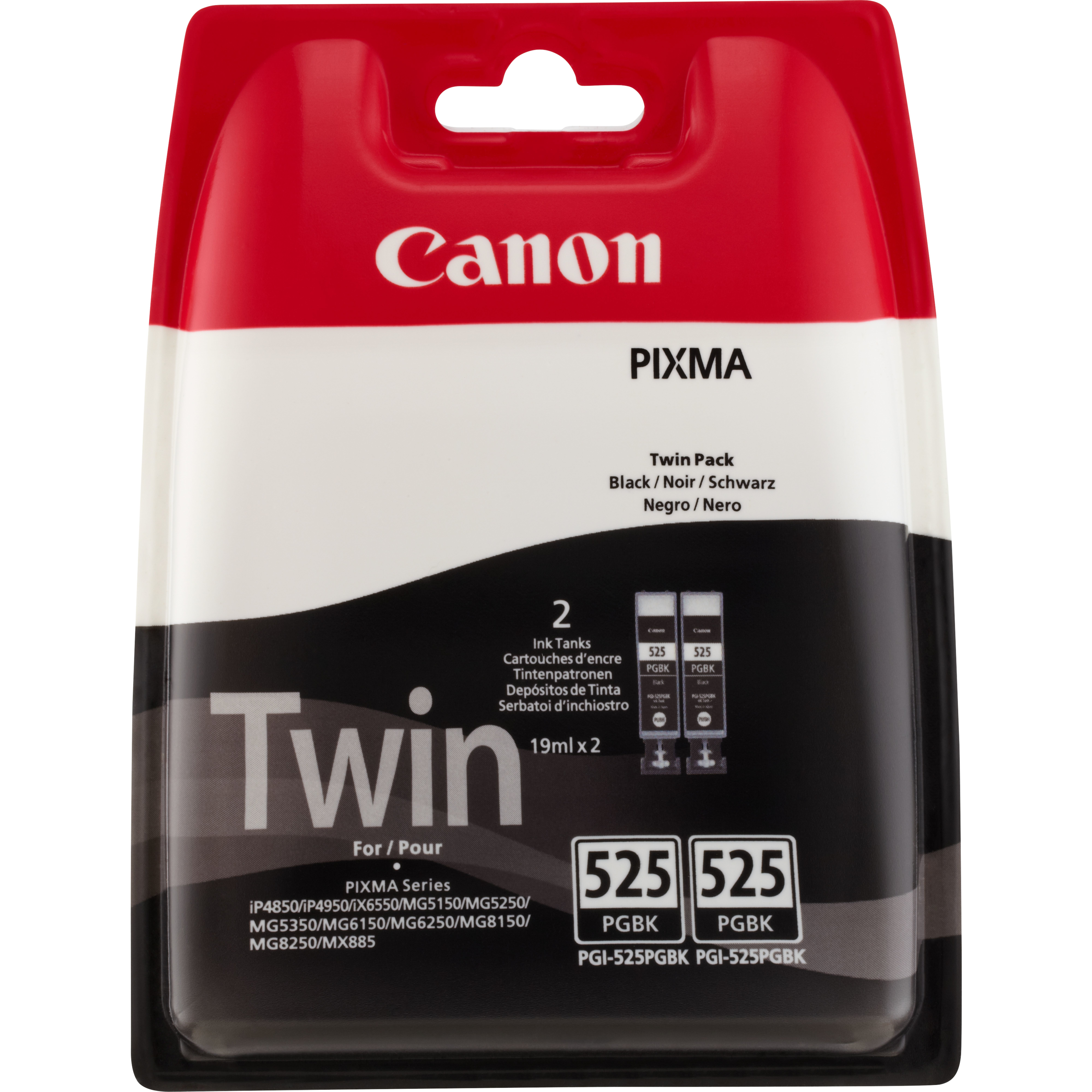 TINTA CANON PGI-525 PGBK NEGRO TWIN (PACK 2)