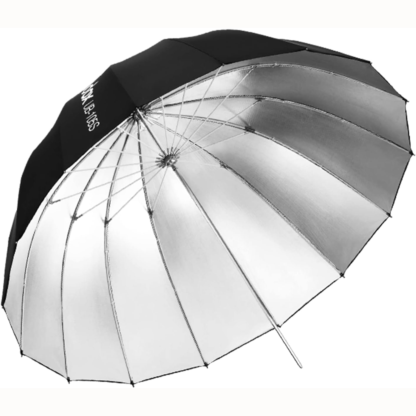 PARAGUAS GODOX 105 cm NEGRO-PLATA PARABOLICO UB-105S