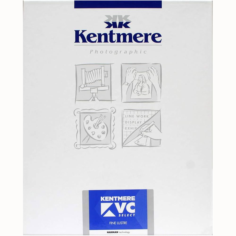 PAPEL KENTMERE VC SELECT 24X30.5 (50 HOJAS) LUSTRE