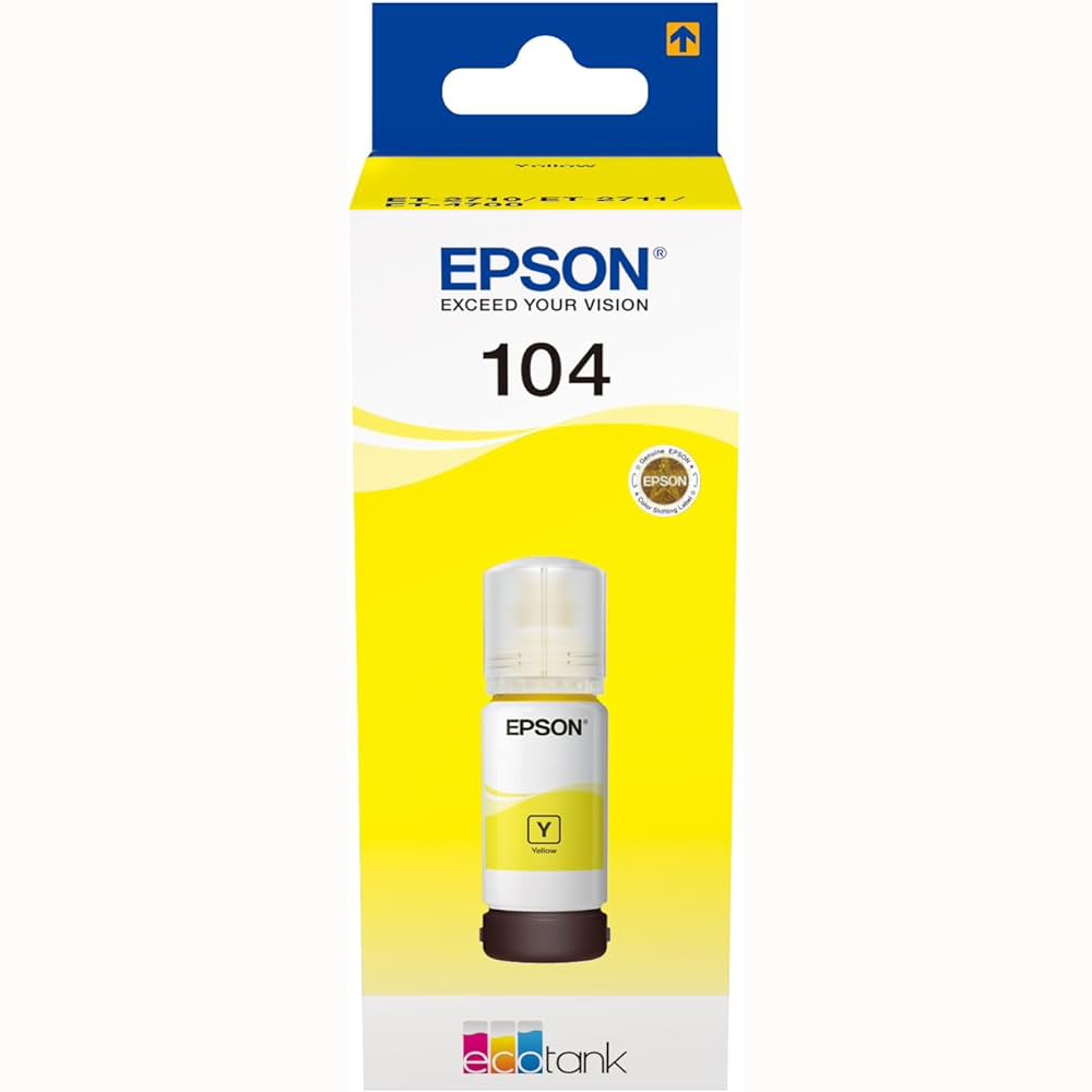 TINTA EPSON 104 AMARILLA 65 ML (Y)