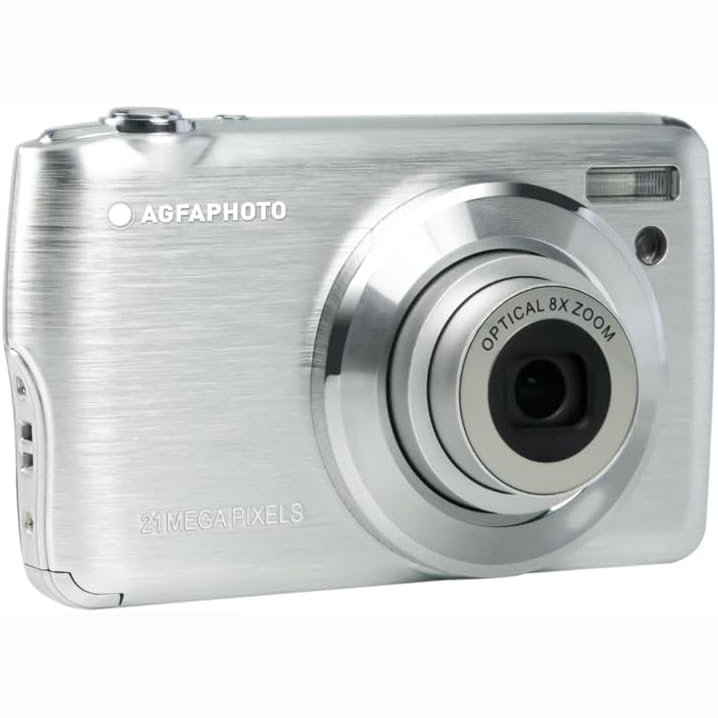 CAMARA AGFAPHOTO REALISHOT DC8200 SILVER + SD 16GB Y ESTUCHE
