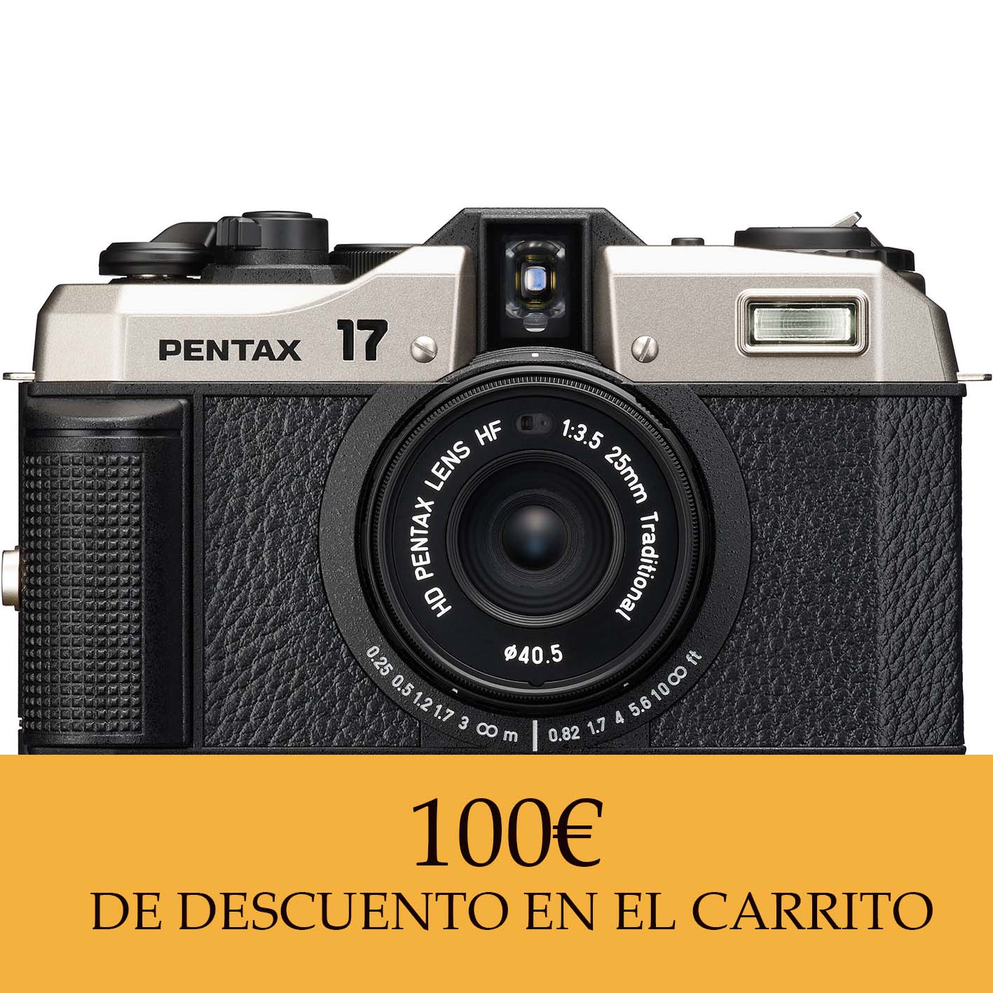 Fotocasión: CAMARA PENTAX 17 DARK SILVER (R08010) | PENTAX