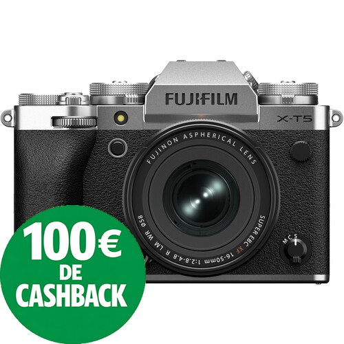 KIT FUJI X-T5 SILVER + 16-50/2.8-4.8 XF R LM WR