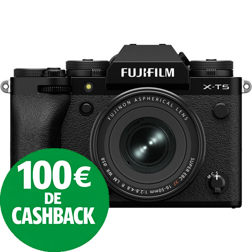 KIT FUJI X-T5 BLACK + 16-50/2.8-4.8 XF R LM WR