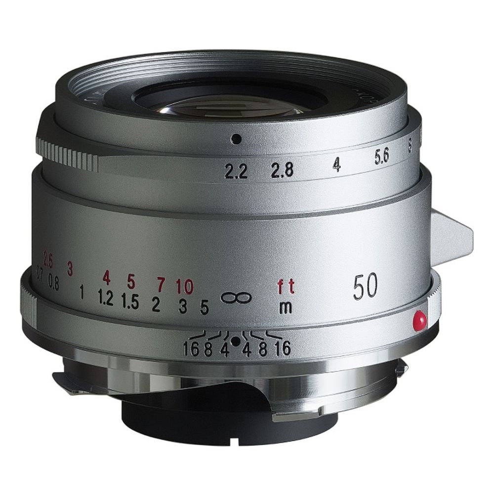 OBJETIVO VOIGTLANDER 50/2.2 COLOR-SKOPAR VM (SILVER)