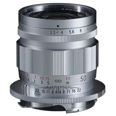 OBJETIVO VOIGTLANDER 50/3.5 II APO-LANTHAR SILVER VM-MOUNT