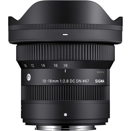 OBJETIVO SIGMA AF 10-18/2.8 EOS-RF DC DN CONTEMPORY