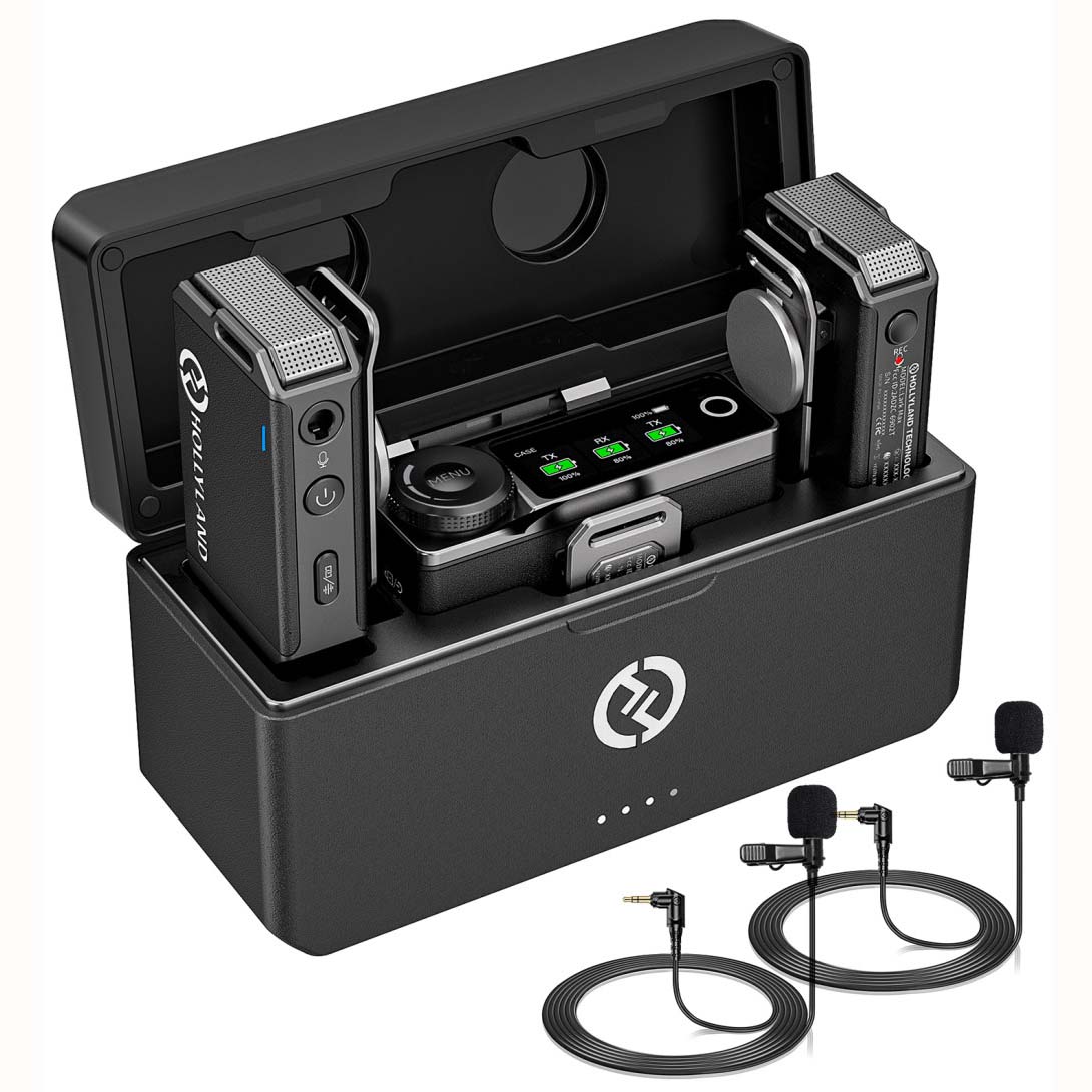 MICROFONO HOLLYLAND LARK MAX DUO + 2 LAVALIERS