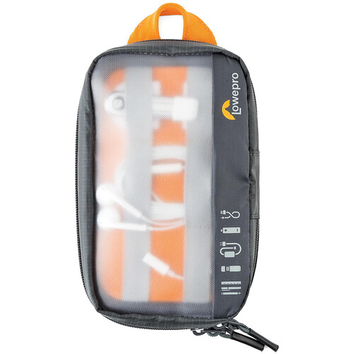 ESTUCHE LOWEPRO GEARUP POUCH MINI GREEN LINE DARK GREY
