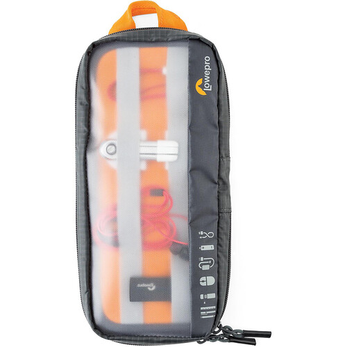 ESTUCHE LOWEPRO GEARUP POUCH MEDIUM GREEN LINE DARK GREY