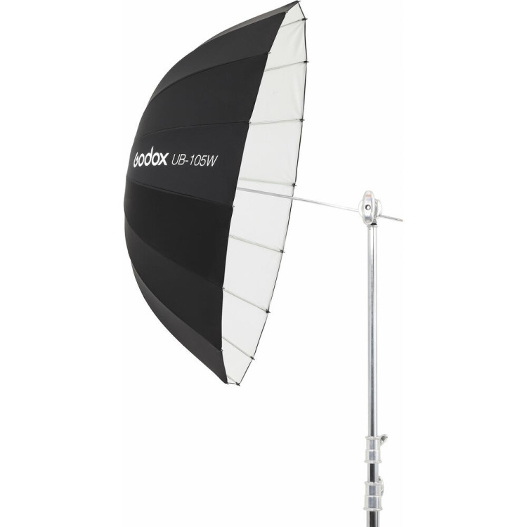 PARAGUAS GODOX 105 CM BLANCO PARABOLICO UB-105W