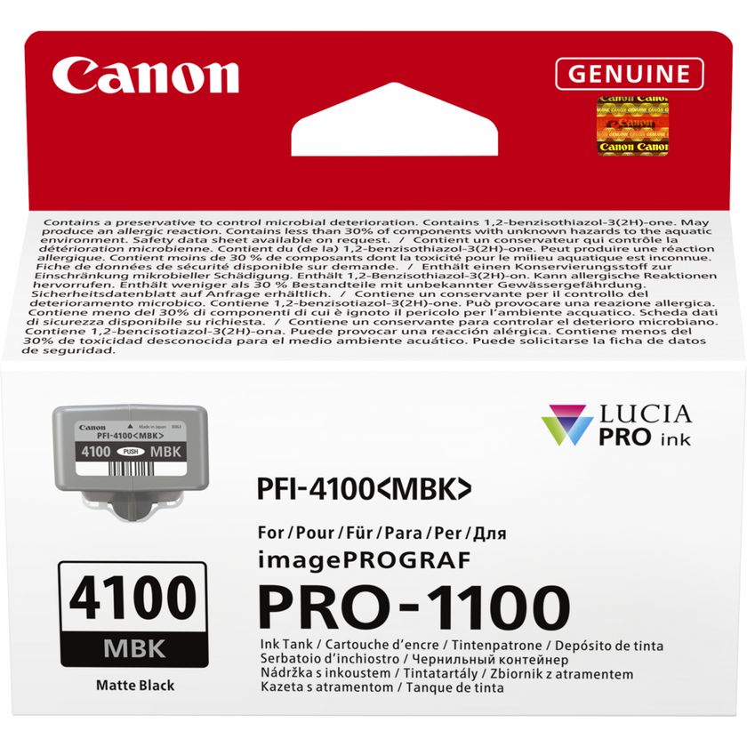 TINTA CANON PFI-4100 NEGRO FOTO P/PRO-1100