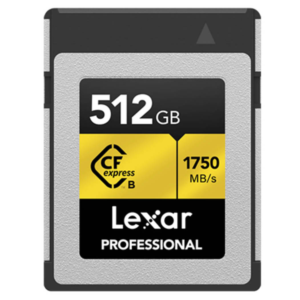 TARJETA CFEXPRESS 512 GB LEXAR TYPE B (1750 MB/SG) GOLD 8K