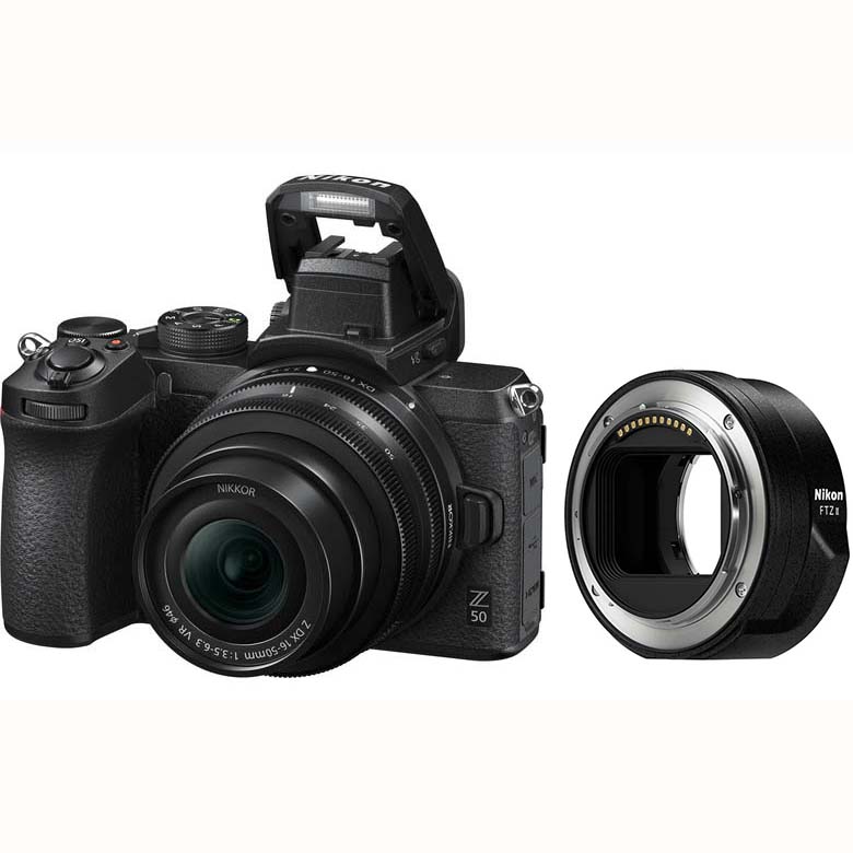 KIT NIKON Z50 + 16-50/3.5-6.3 VR + ADAPTADOR FTZ II
