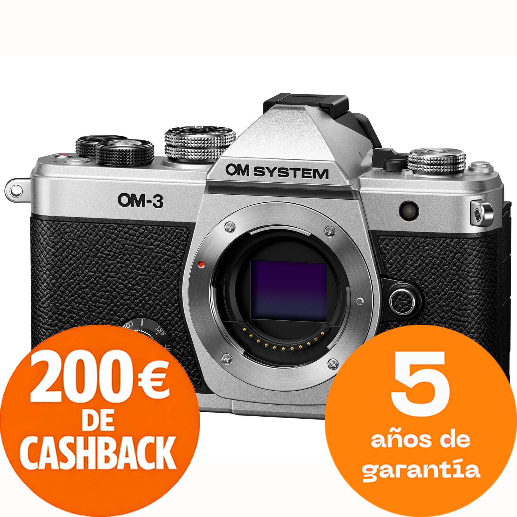 CUERPO OLYMPUS OM-3 SILVER