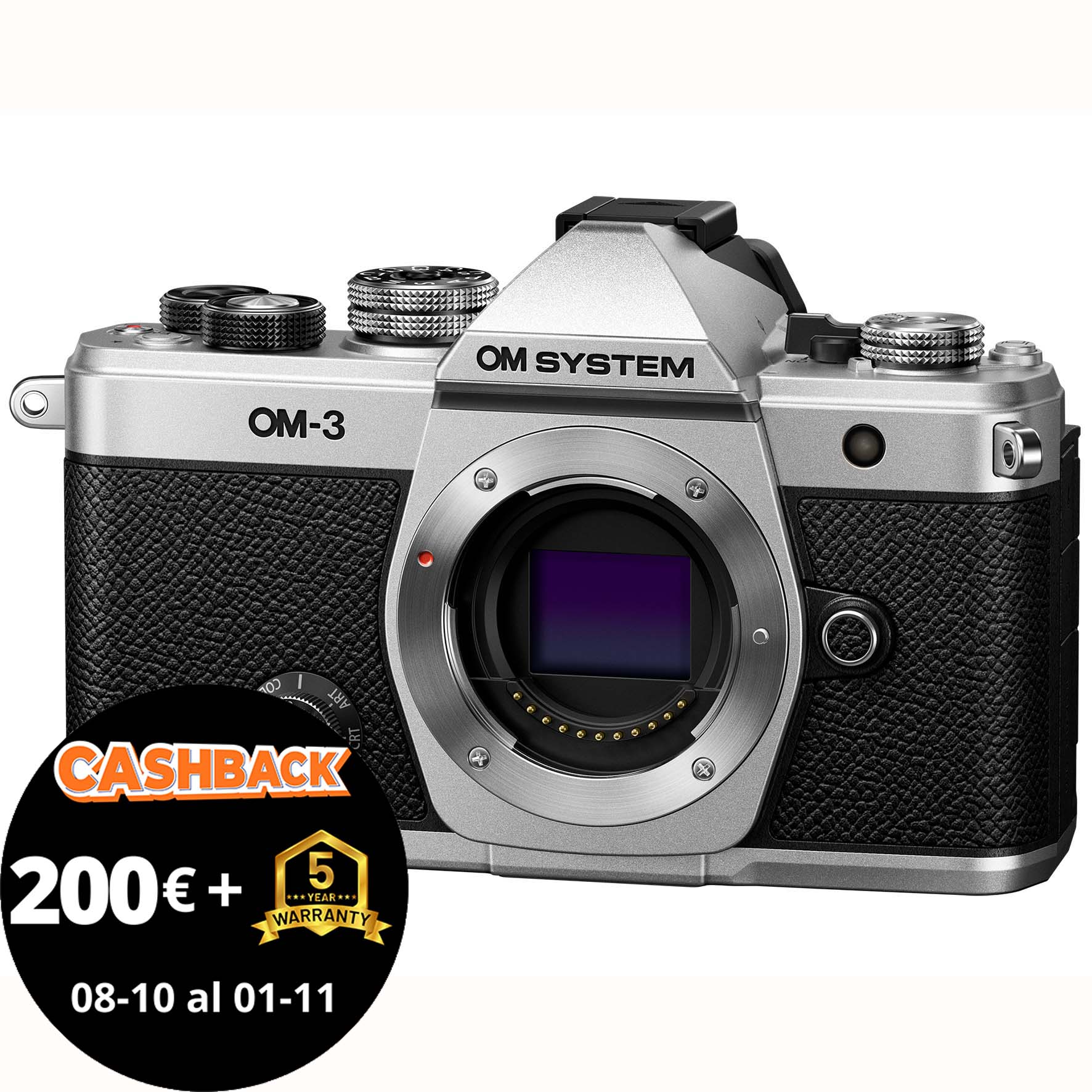 CUERPO OM SYSTEM OM-3 SILVER