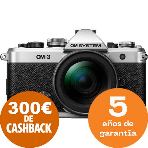 KIT OLYMPUS OM-3 + 12-45/4 PRO SILVER / BLACK