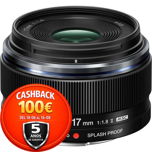 OBJETIVO OLYMPUS AF 17/1.8 II MFT BLACK