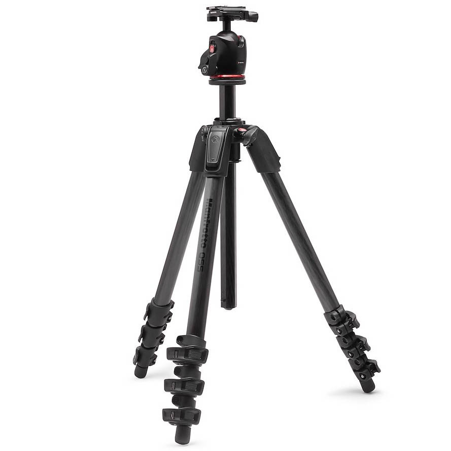 TRIPODE MANFROTTO MK055CXPRO4 CON ROTULA Q6T (ARCA) CARBONO