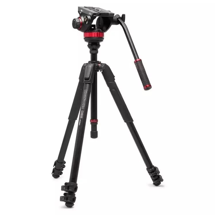 TRIPODE MANFROTTO MVH502AH (055 ALU + ROTULA MVH502AH)