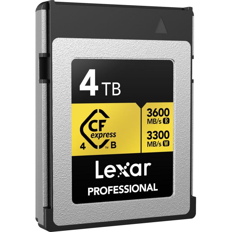 TARJETA CFEXPRESS 4TB LEXAR TYPE B (3600 MB/SG) 4.0 GOLD