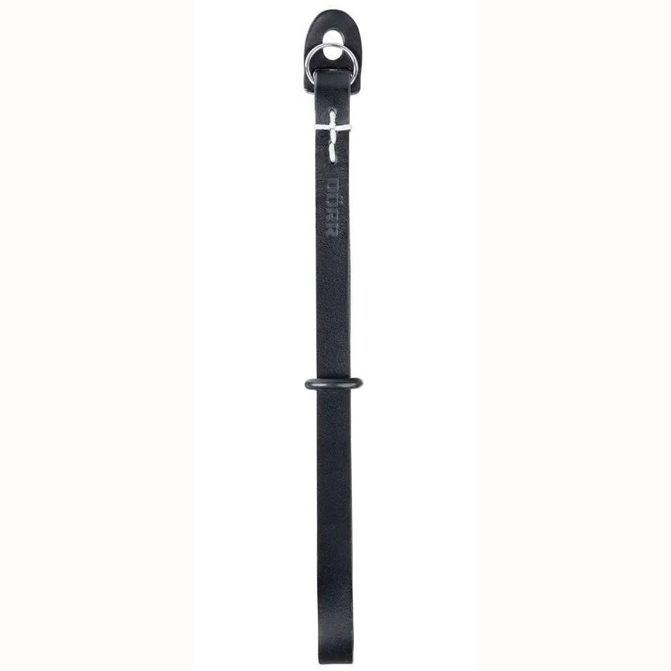 CORREA DORR DE MANO PIEL URBAN NEGRA (1,2X22 CM)