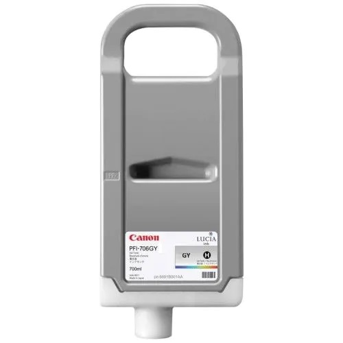 TINTA CANON PFI-706GY GRIS 700ML P/IPF8400-8300-9400