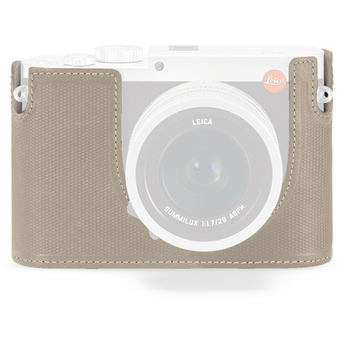 ESTUCHE LEICA PROTECTOR PARA LEICA Q CUERO (CEMENTO)