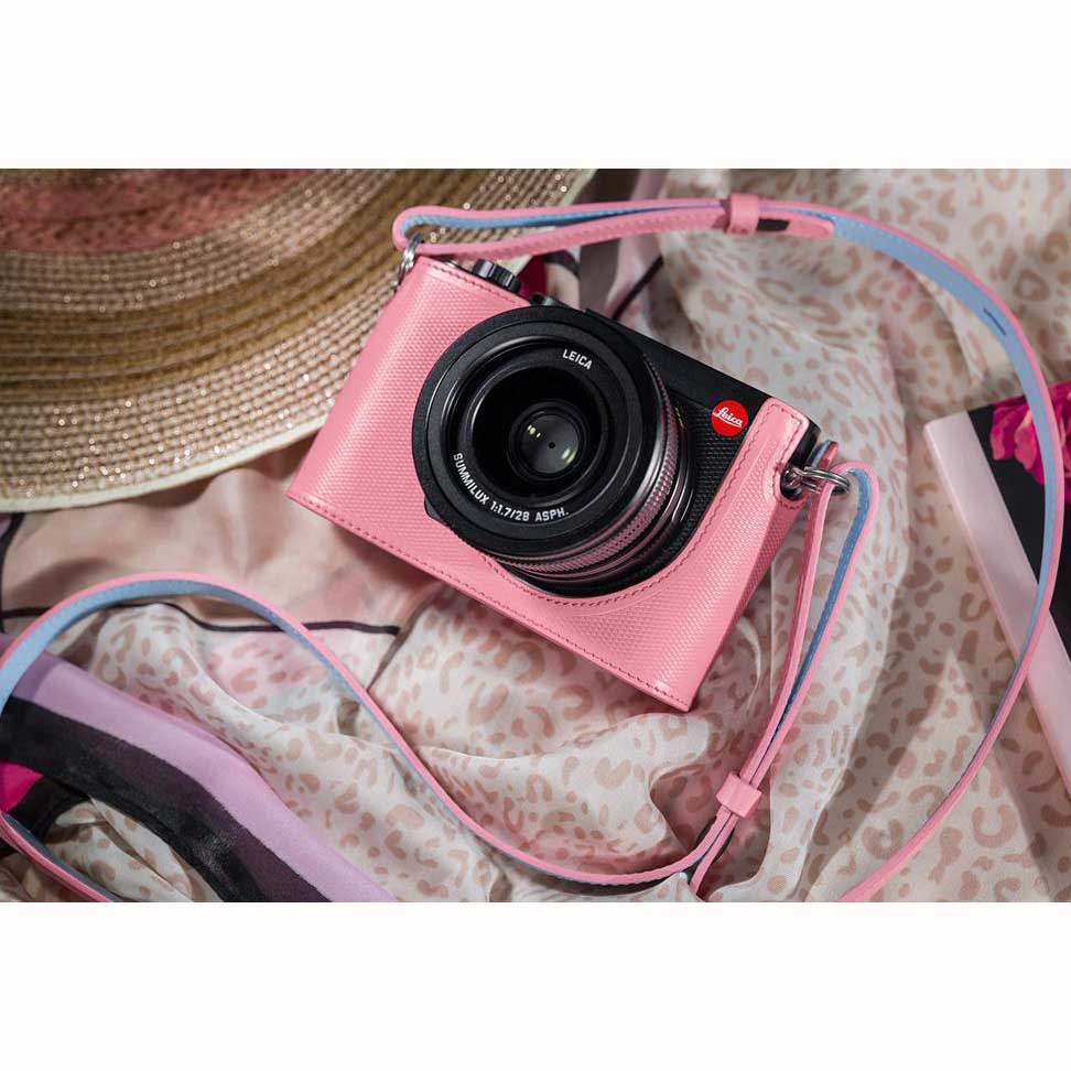 ESTUCHE LEICA PROTECTOR PARA LEICA Q2 CUERO (ROSA - PINK)