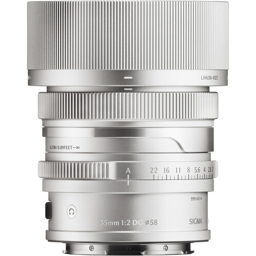OBJETIVO SIGMA AF 35/2.0 L-MOUNT DG DN CONTEMPORARY (SILVER)