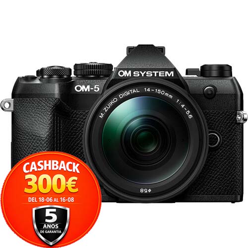 KIT OLYMPUS OM-5 MARK II + 14-150/4-5.6 BLACK