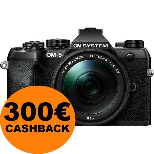 KIT OLYMPUS OM-5 MARK II + 14-150/4-5.6 BLACK