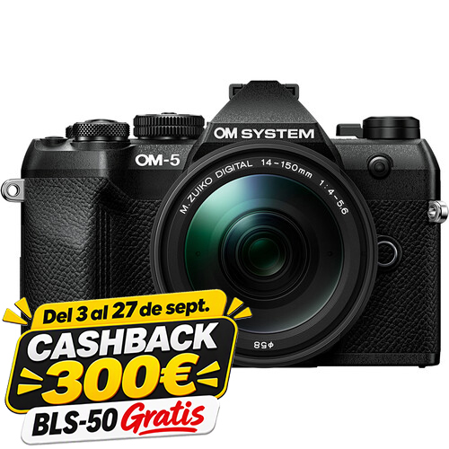 KIT OLYMPUS OM-5 MARK II + 14-150/4-5.6 BLACK