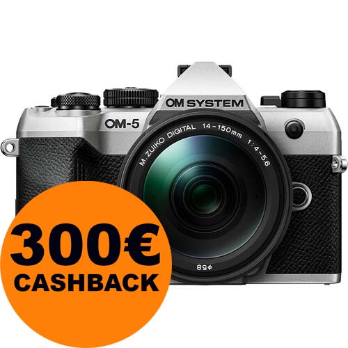 KIT OLYMPUS OM-5 MARK II + 14-150/4-5.6 SILVER