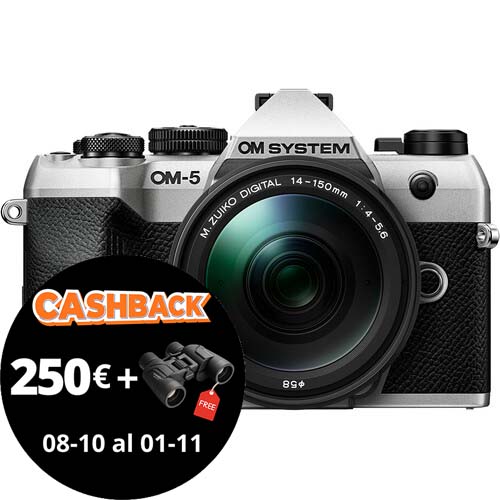 KIT OM SYSTEM OM-5 MARK II + 14-150/4-5.6 SILVER
