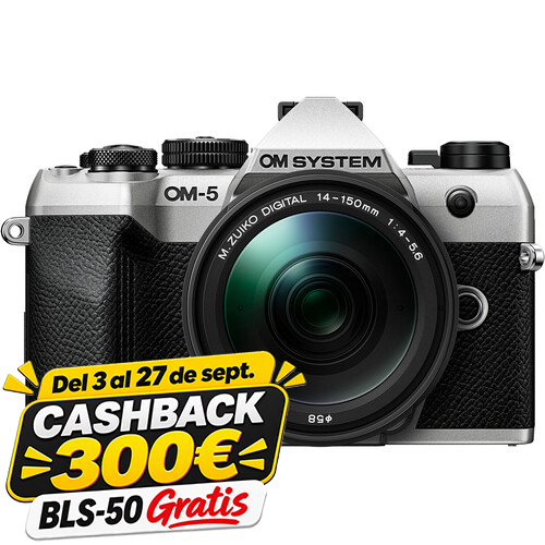 KIT OLYMPUS OM-5 MARK II + 14-150/4-5.6 SILVER