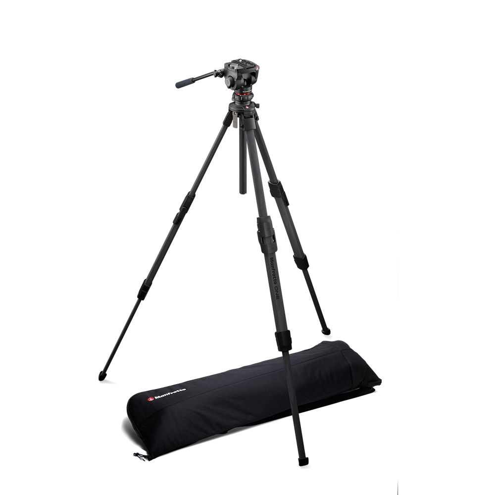 TRIPODE MANFROTTO ONE (CARBONO) CON ROTULA FLUIDA 500X