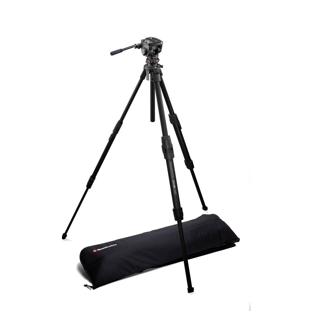 TRIPODE MANFROTTO ONE (ALUMINIO) CON ROTULA FLUIDA 500X