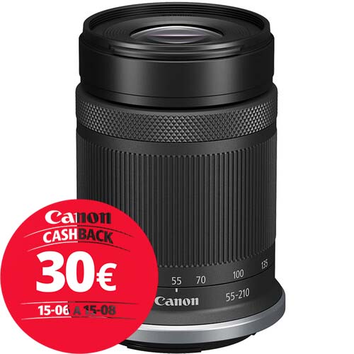 OBJETIVO CANON RF-S 55-210/5-7.1 IS STM