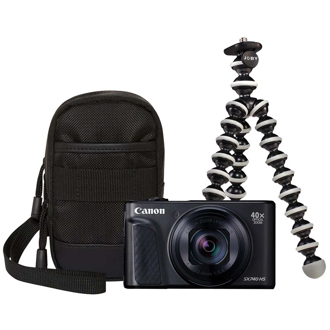 CAMARA CANON POWERSHOT SX740 HS LITE EDIT TRAVEL KIT (NEGRA)