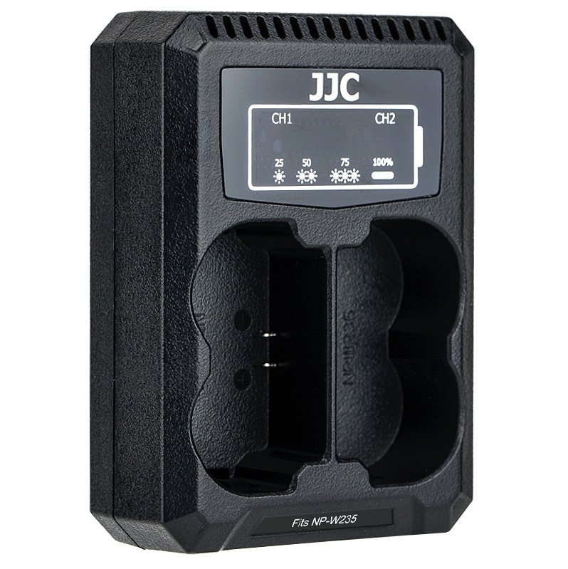 CARGADOR JJC USB PARA 2 BATERIAS NP-W235