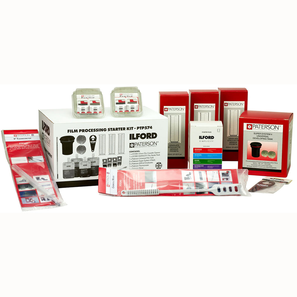 KIT PATERSON FILM PROCESSING STARTER KIT   PTP574