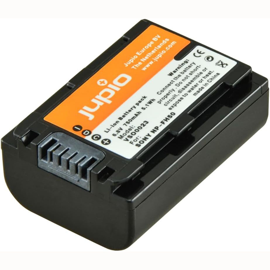 BATERIA JUPIO PARA SONY NP-FH50 (CON INFOCHIP)